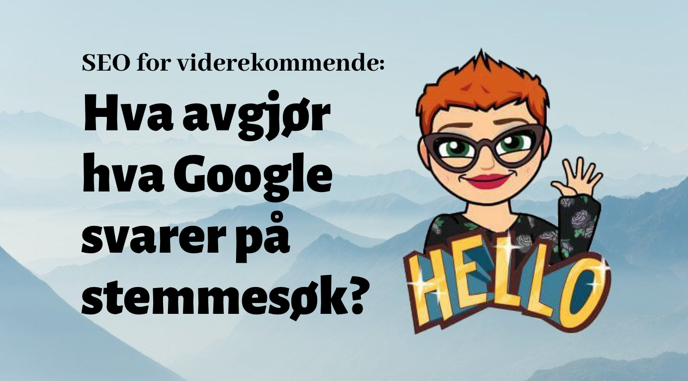 Hvordan drive SEO for stemmesøk på Google