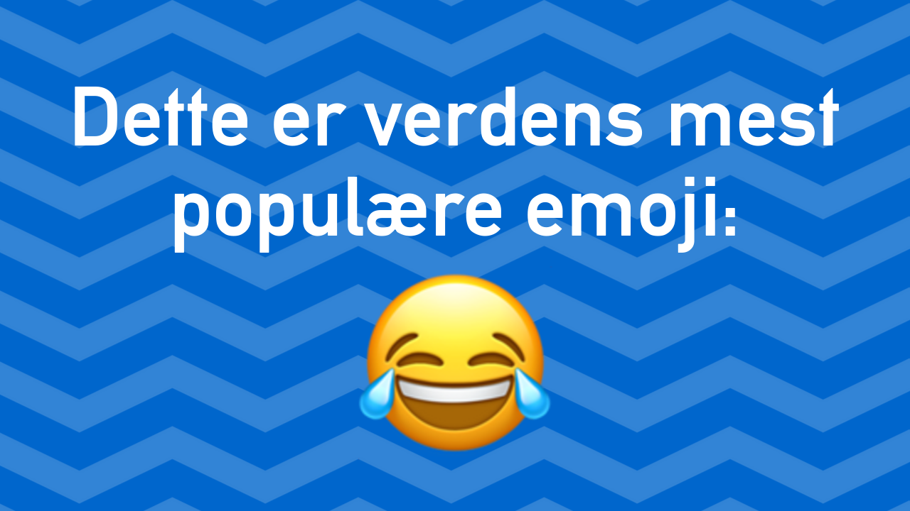 Hvilke emojis er mest populære?
